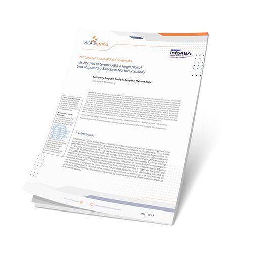 ¿Es abusiva la terapia ABA a largo plazo? Una respuesta a Sandoval-Norton y Shkedy